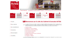 Desktop Screenshot of actea-avocats.com